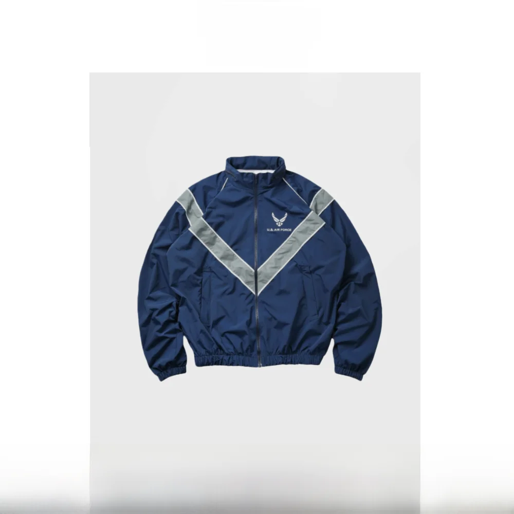 

Loose Fit ex Reflective Workwear Pilot Jaet Qui Dry American Sle Men's Jaet Casual Striped Pattern Zipper Closure