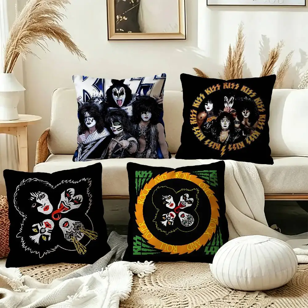 K-KissS Rock Band pillow cover sofa cushion cover home room decoration children gift
