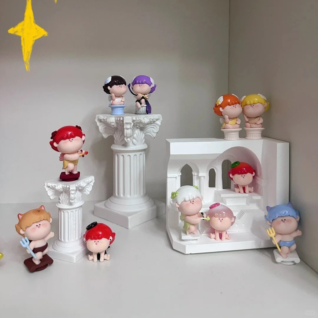 

AMLLS Angel Sculpture Series слепая коробка экшн-фигурка колонна ангел модные игрушки милая кукла мини-коллекция модель подарки для девочек