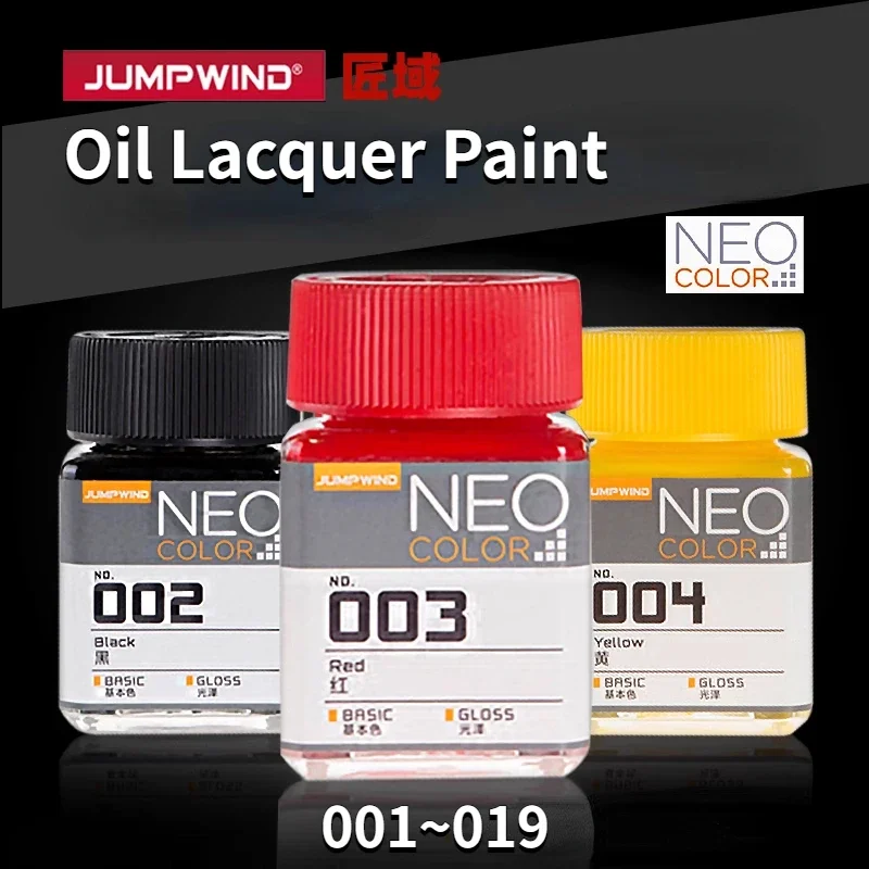 JUMPWIND Paints 18ml 001~019 Oil Lacquer Paint NEO Color Gloss