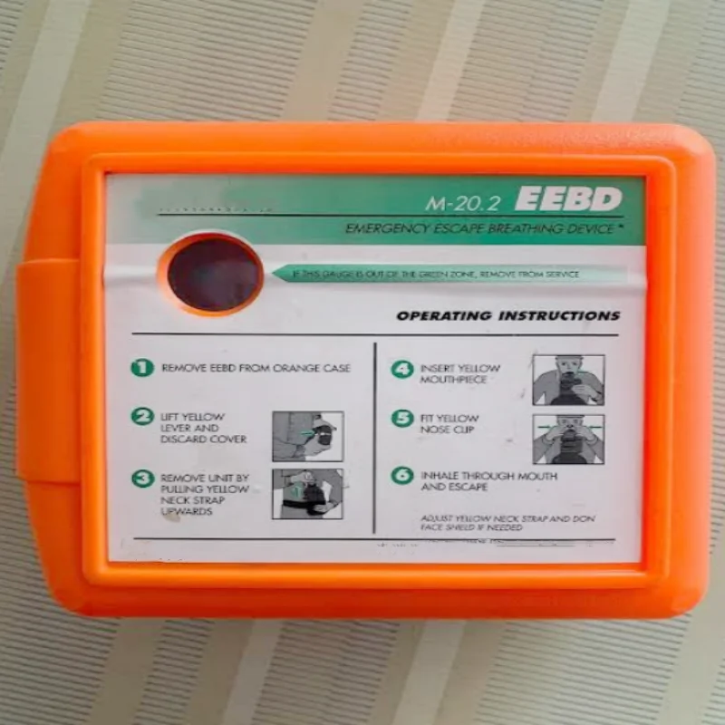 

Совершенно новый оригинальный аппарат для экстренного дыхания EEBD M-20.2