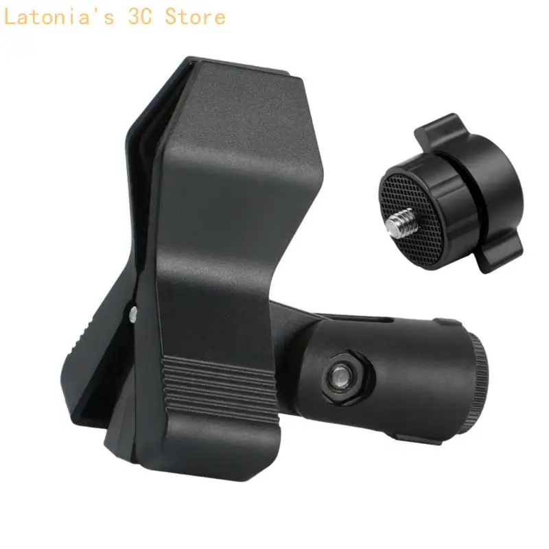 17 mm Kugelgelenk-Mikrofonhalter, um 180 Grad verstellbar, für Ständer und Stative – Detail 7