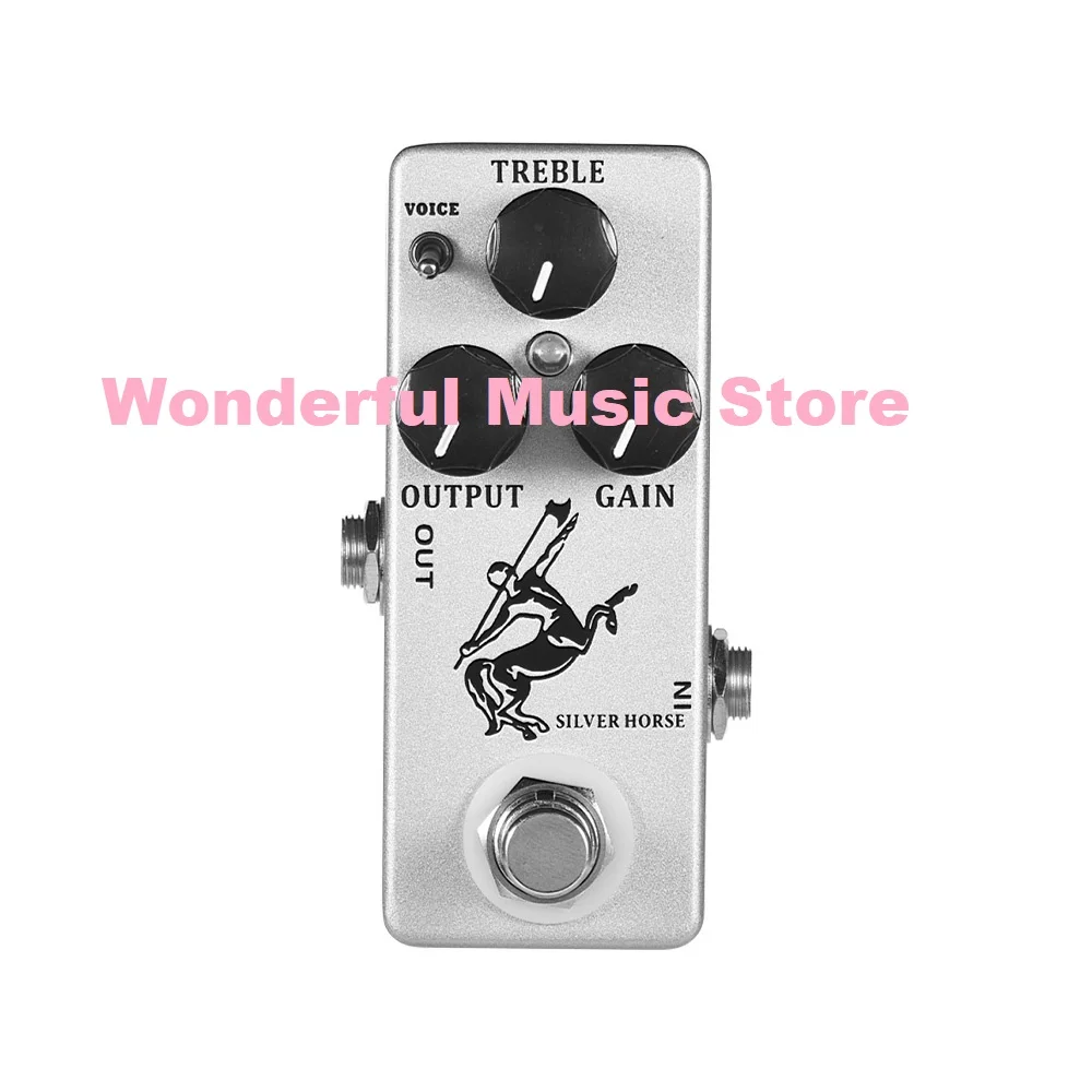 

Mosky SILVER HORSE Electric Guitar Mini Effect Pedal Overdrive Effect Pedal New Micro Pedal Guitar Accessories Guitar