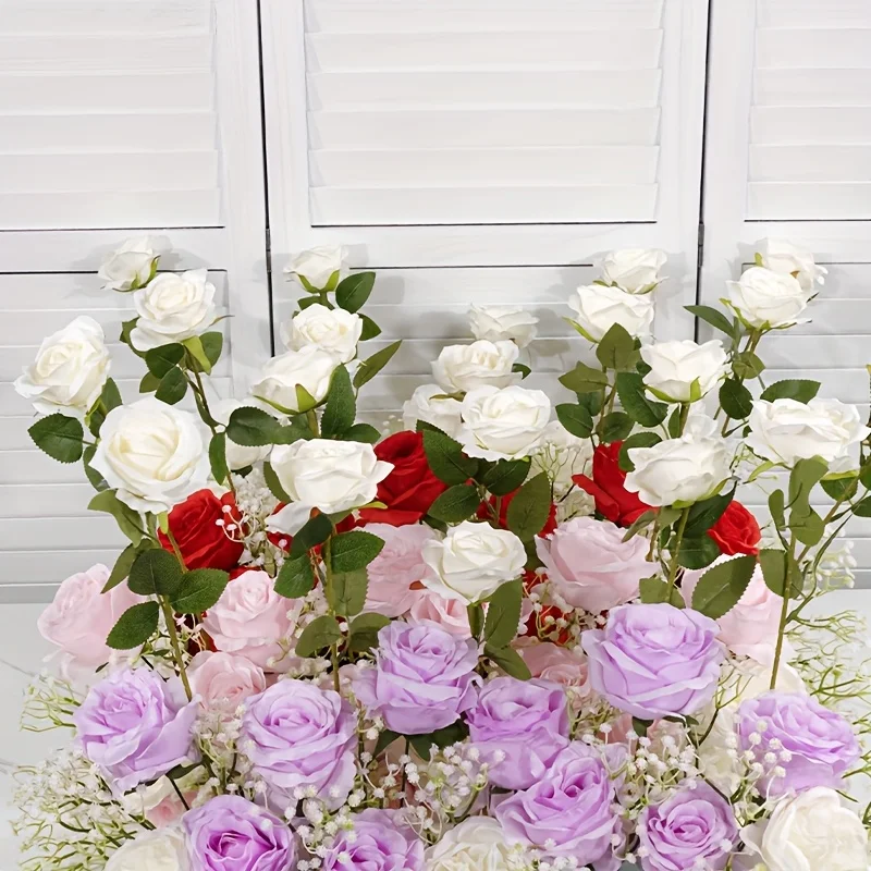 

Новые трансграничные популярные свадебные украшения, искусственные цветы для украшения прохода, украшения дома и отеля