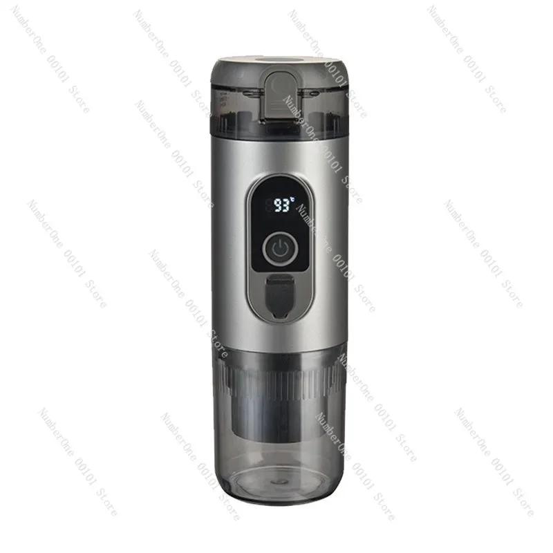 Portable Electric Espresso Machine Compatible with Ground Coffee and Capsules Dual Use for Home Travel Car