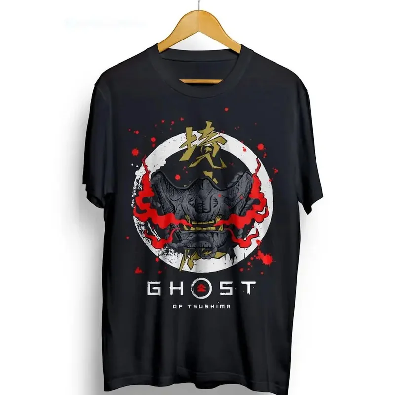 Ghost of Tsushima T-shirts, Jin Sakai T-Shirt, Sakai Clan, Japan T Shirt Clothing, Gift Ideas, Oni T-Shirt, Unisex Shirt