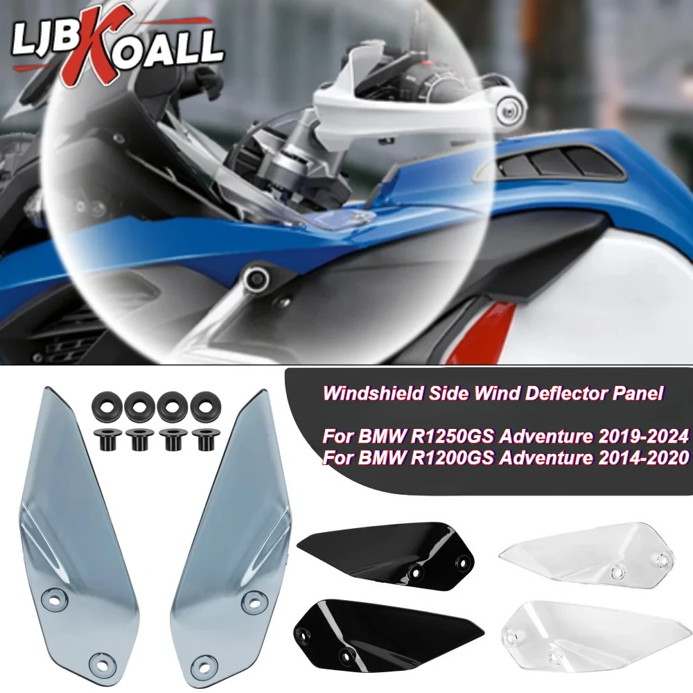 Panneau latéral de pare-brise pour BMW R1250GS Adventure 2019-2024, déflecteur de vent latéral pour BMW R1200GS Adv. 2014-2020