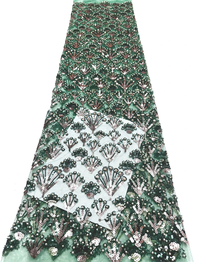 

Новинка 2026 года: Элитная французская вышивка бисером и пайетками, африканская нигерийская кружевная ткань для свадебных нарядов