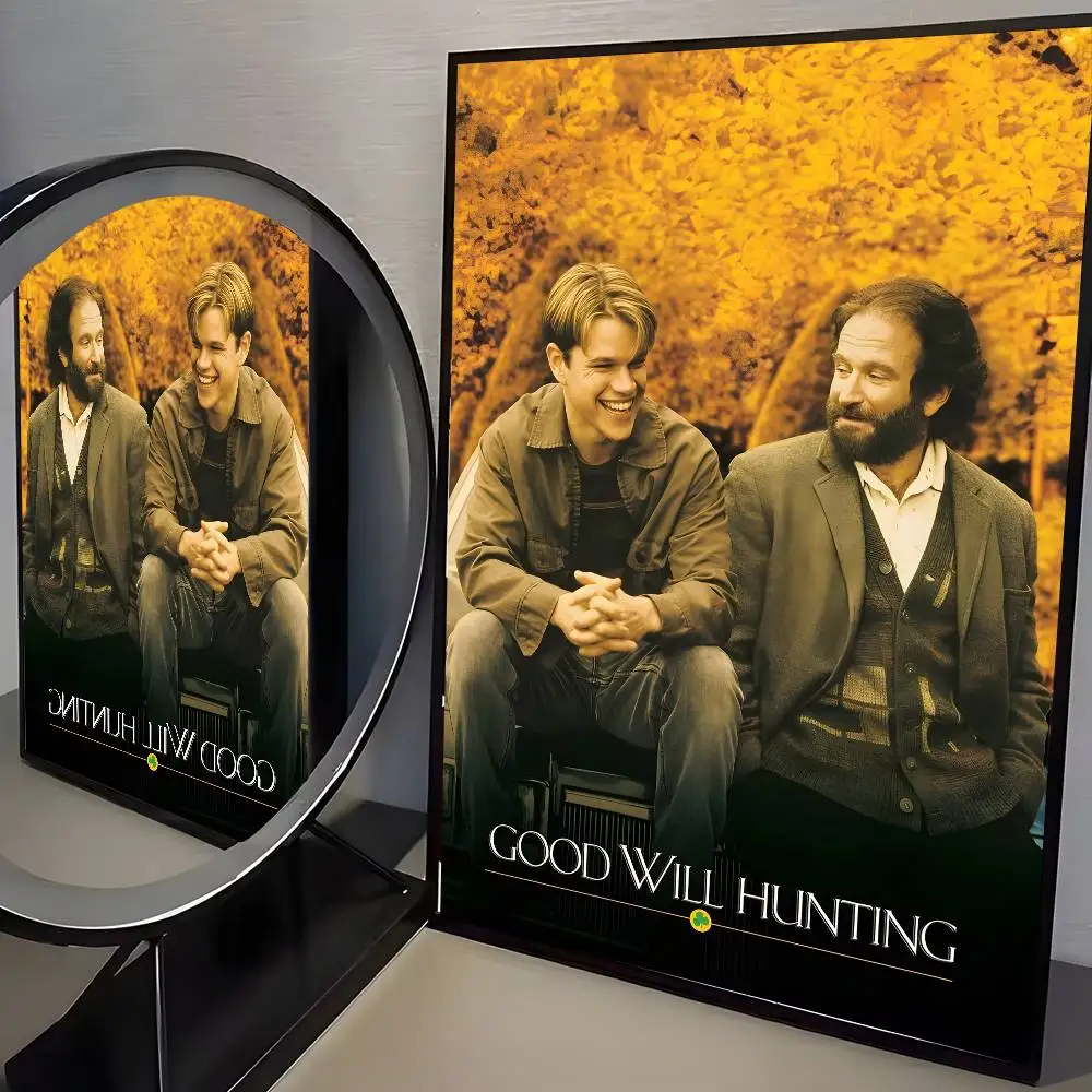 ملصق فيلم Sticky Good Will Hunting ملصقات ذاتية اللصق مناسبة لأي سطح جدار مقاوم للماء والرطوبة