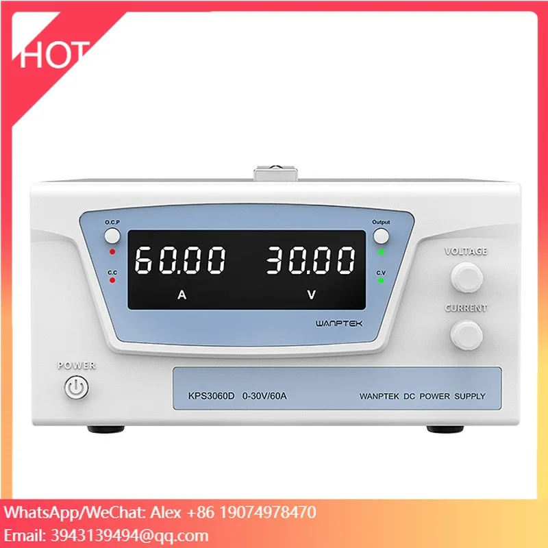 KPS3060D High Precision High Power Adjustable LED Display Switching DC Power Supply 220V 0-30V/0-60A For Laboratory And Teaching