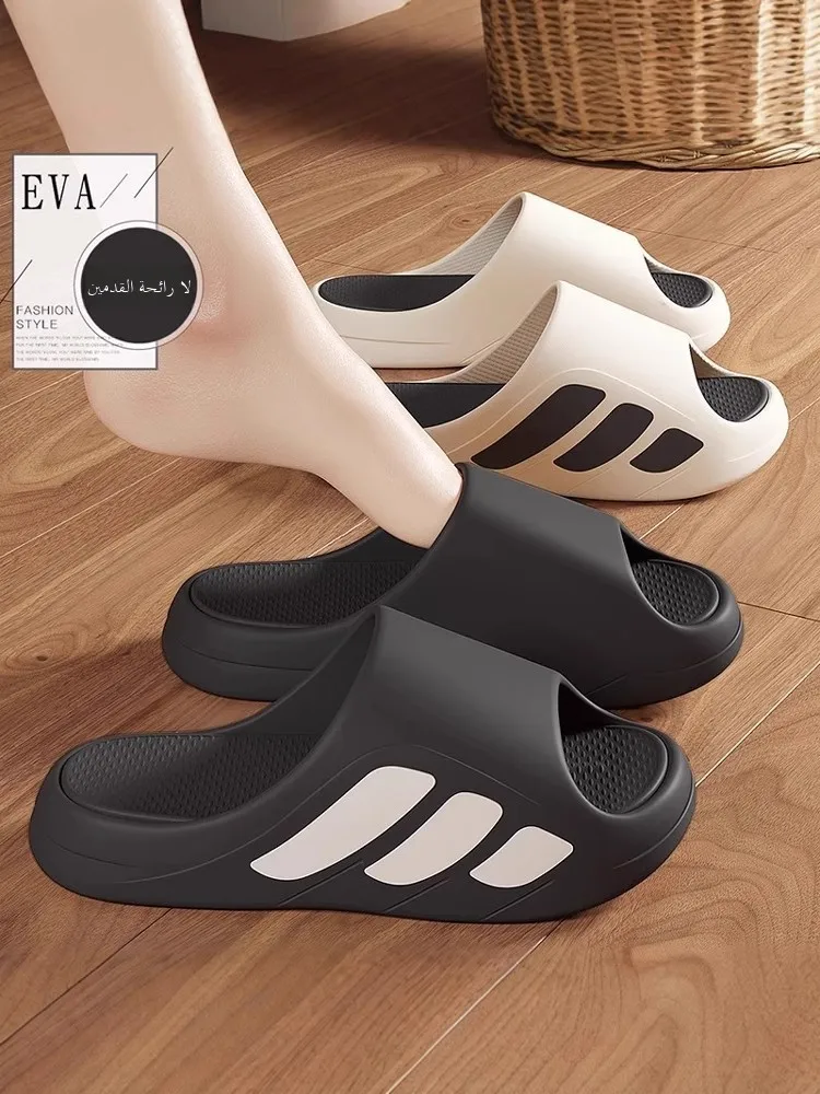

Shoes Woman Slippers Feeling Stuttering Women's Sabot Shoes Wear Outside At Home Anti-slip and Odorproof Thick Bottom Summer