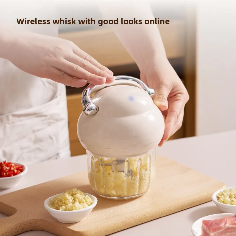 

Garlic Puree Complementary Food Cooking Machine Electric Large Capacity Stainless Steel Multi-functional Garlic Masher