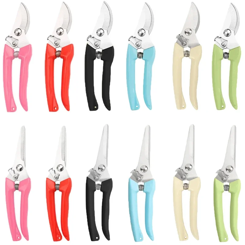 Flower Arrangement Tools Flower Pruning Scissors Stainless Steel Gardening Scissors Orchard Pruning Tools Fruit Picking Tools