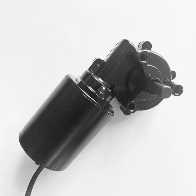 AB15-DC24V 웜 기어 모터 감속 전기 기어 케이스, 모터 직경 52mm, 28W, 290 RPM