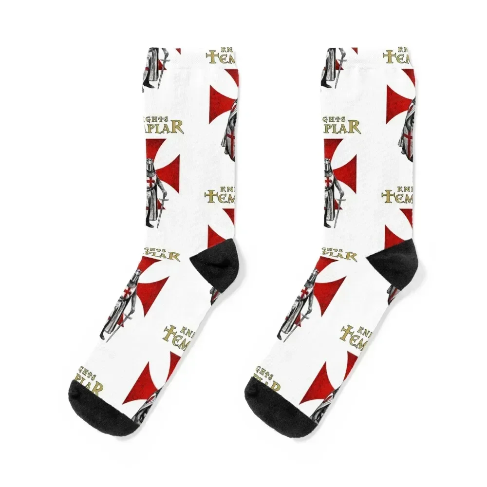 

Crusader Knights Templar With Christian Red Cross Socks man anti-slip gym with print Boy Child Socks Women's