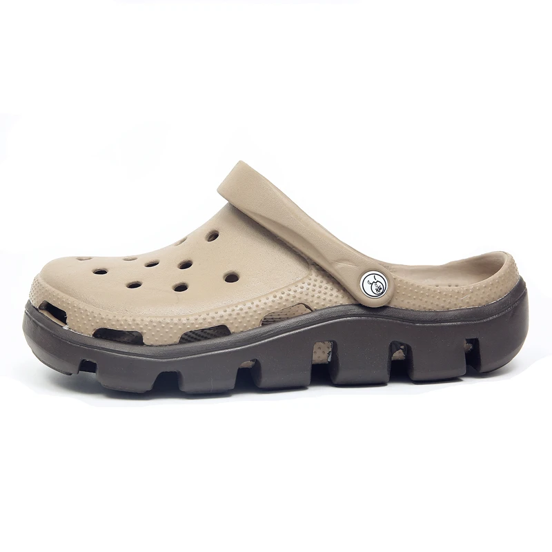Men's Hole Garden Shoes 2024 New Summer Slippers Non Slip Couple's Sandals Thick Bottom Casual Beach Slippers For Women