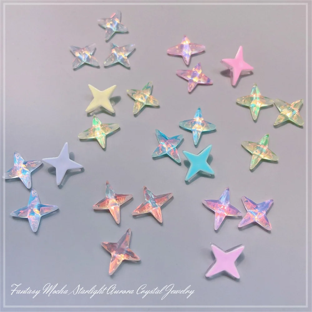 1~4PCS Nail Art Accessories Star Design Rhinestones Star Rhinestone Nail Supplies Nail Accessories Various Colors