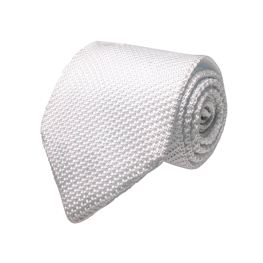 Modische Herren-Krawatten aus Strick, 7,5 cm breit, für formelle Anlässe, braune Krawatte, Hochzeitsaccessoire, Geschenk. – Detail 2