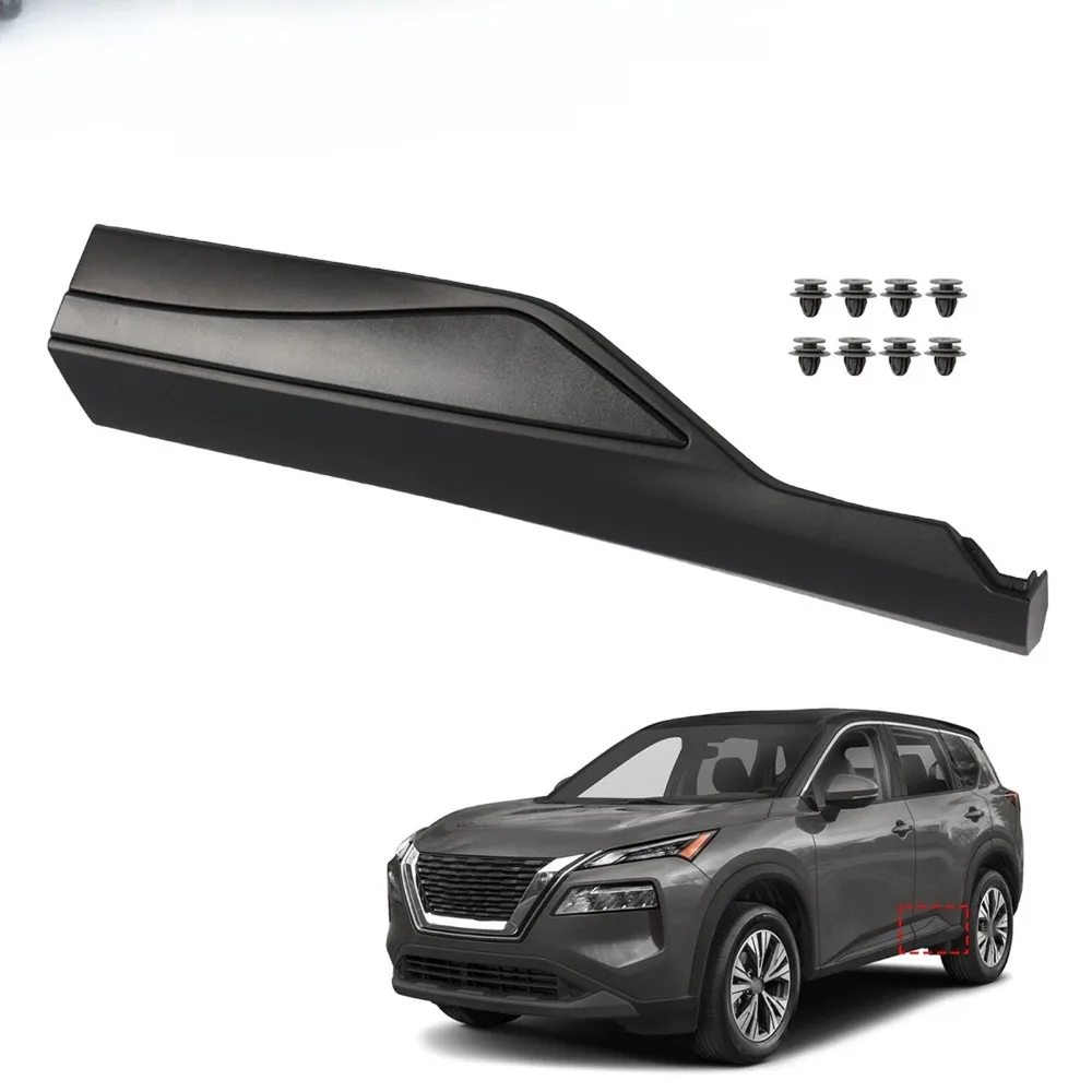

Для Nissan Rogue 2021-2024: Молдинг дверной панели, задний левый нижний, сторона водителя (LH)