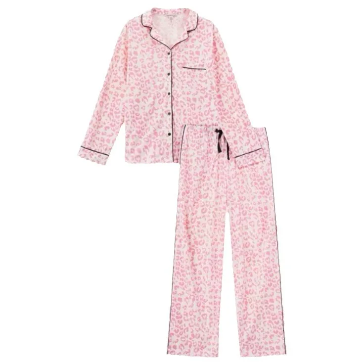 2024 Foreign Trade Comfortable Home Ladies Pajamas Women\'s Suit Spring and Autumn