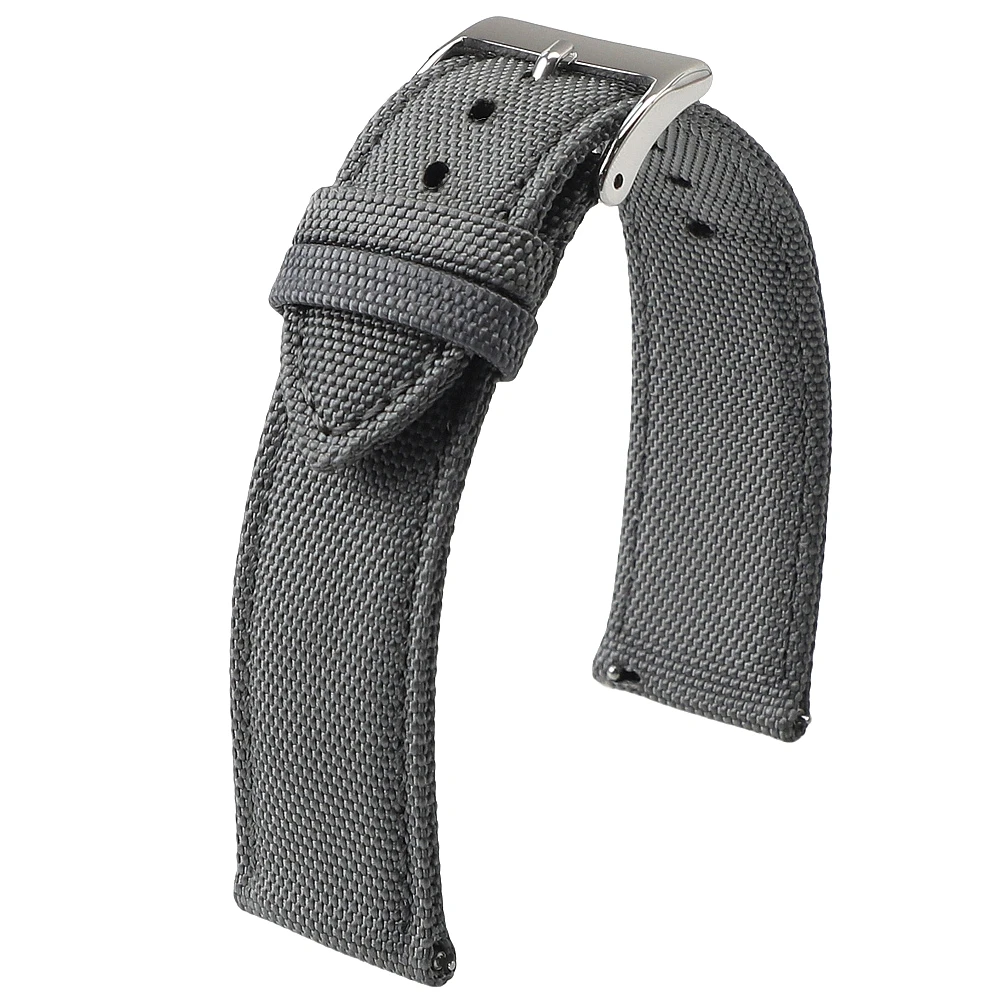 18mm 19mm 20mm 21mm 22mm 24mm Waterdichte Zeildoek Horlogeband Dubbelzijdig nylon Horlogeband Quick Release Band Sport Riem Voor Mannen