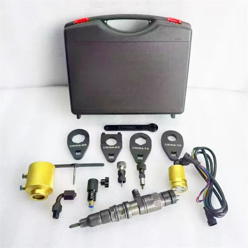 

Инструменты для снятия, разборки и ремонта соленоидного клапана инжектора Bosch CRIN4 четвертого поколения, а также для сбора масла.