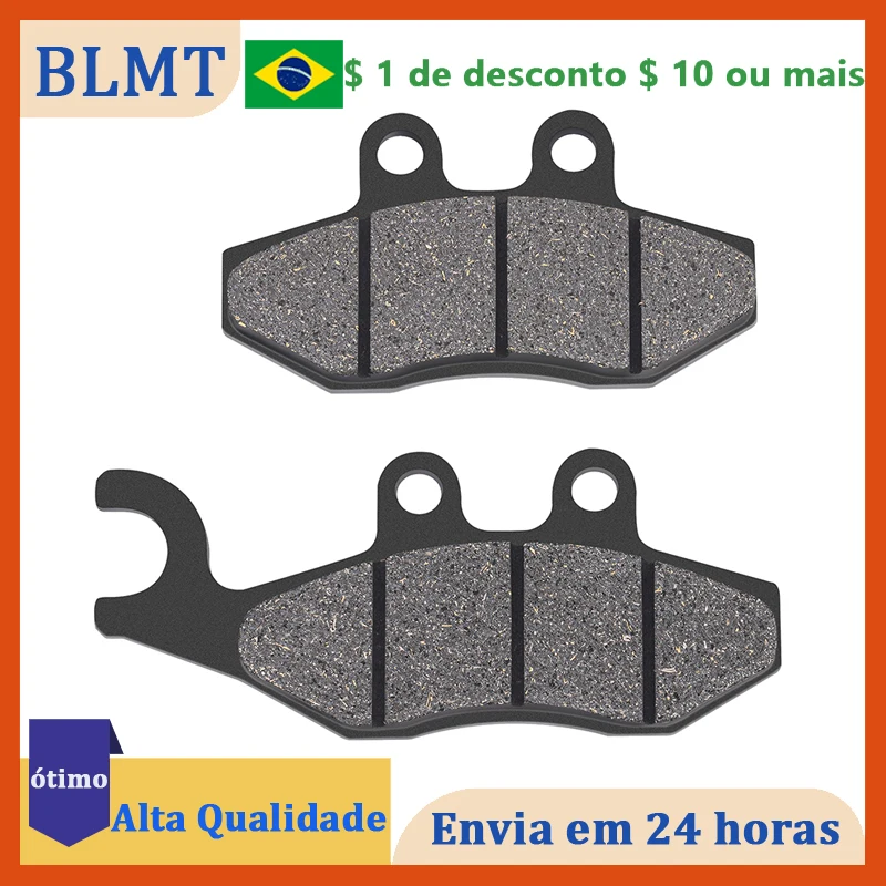 Pastilhas de freio dianteiro e traseiro para motocicleta, para gilera dna runner 50 pj 180 fx/fxr/sp nexus 125 250 300 ie vx125 vx200 vxr200 runner/st
