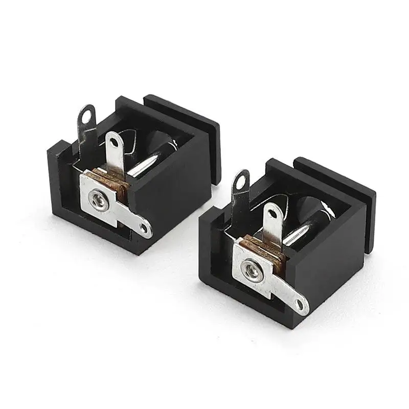 DC-009B power socket DC-009B 5.6x2.1mm tripod plug-in, DC power socket, interface