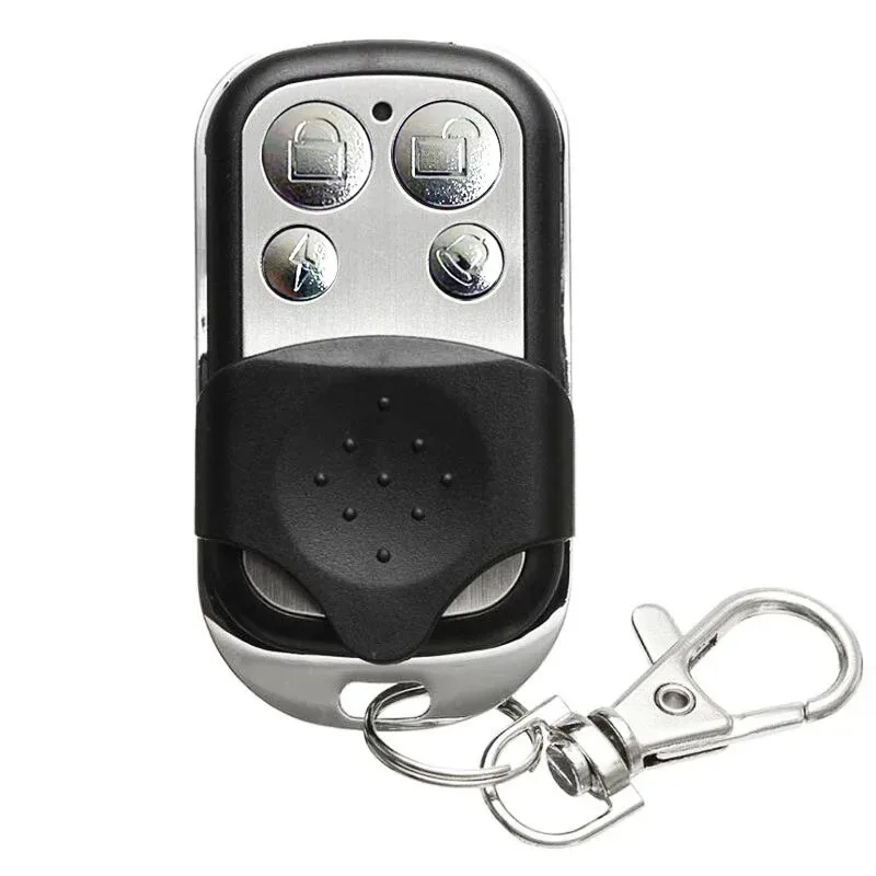 1/3/6pcs 433Mhz Electric Garage Door Key Wireless Copy Remote Control Metal 4 Button Universal Copy Learning Code Controller Key