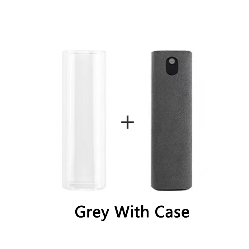 2-in-1-Telefon-Bildschirmreiniger, Spray, tragbares Tablet, Handy, Touchscreen-Reiniger, Mikrofasertuch-Set, Glasreinigungsartefakt