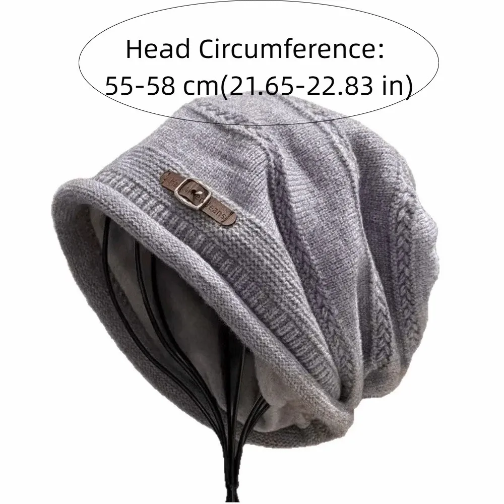 Face Slimming Lightweight Slouchy Beanie Thickly Lined Soft Brimless Hat Hand Washable Warm Winter Knit Cap Festival 6
