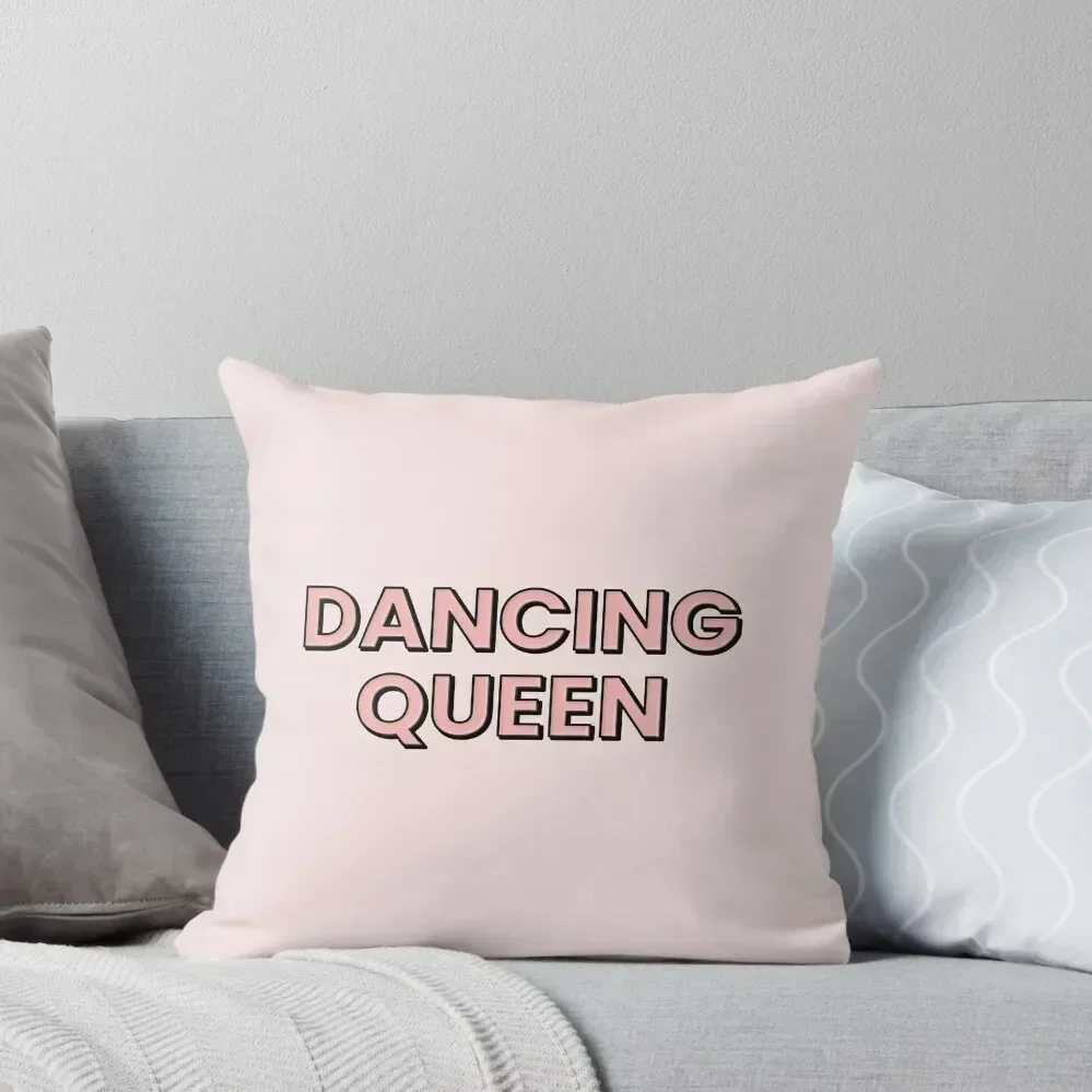 

Dancing queen pink block letter sticker Throw Pillow Pillow Covers Decorative Bed pillowcases Sitting Cushion pillow