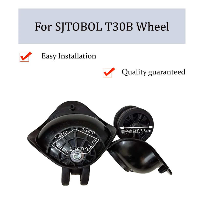 

Suitable For SJTOBOL T30B Universal Wheel Trolley Case Wheel Replacement Luggage Pulley Sliding Casters Wear-resistant Repair