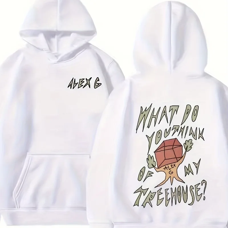 

Толстовка с капюшоном и буквенным принтом, толстовка с длинными рукавами и рисунком, теплая и удобная свободная домашняя толстовка унисекс