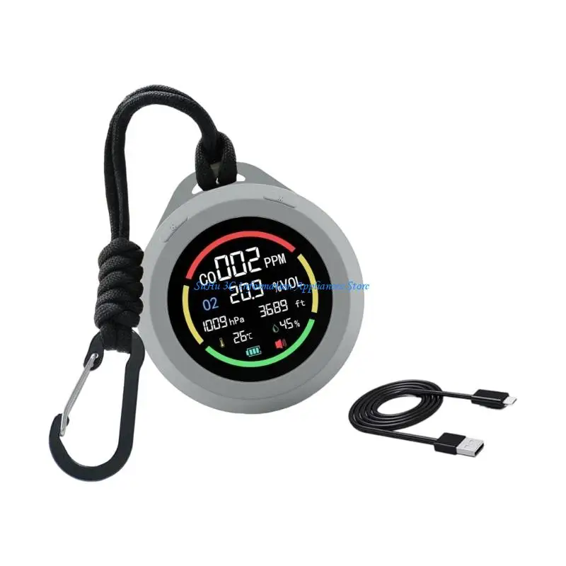 Air Detectors For CO Oxygen Pressure Temperature Humidity Monitoring