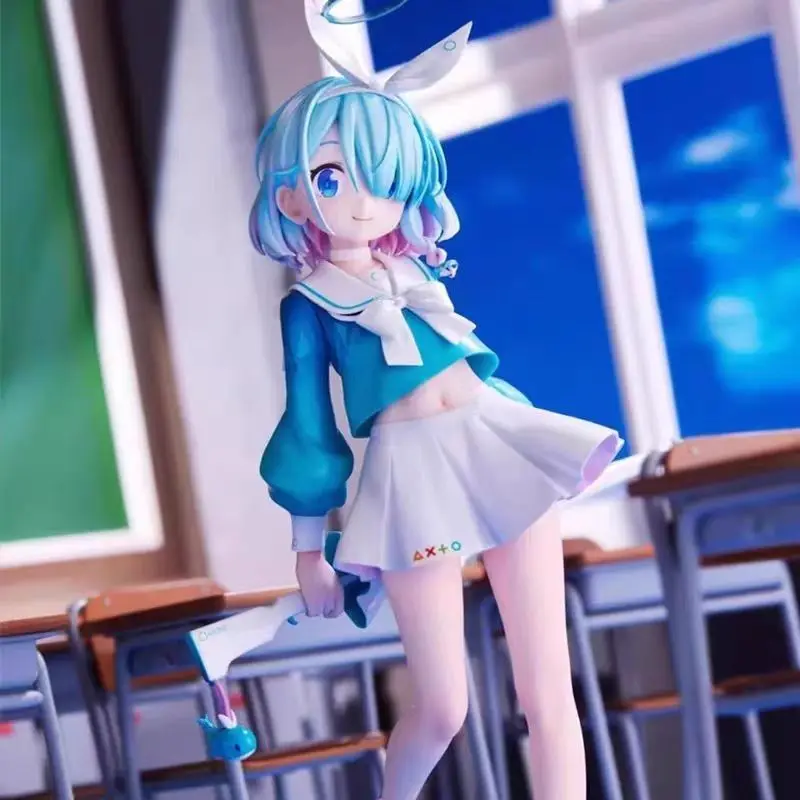 18CM 2026 새로운 애니메이션 블루 아카이브 아로나 Q 버전 카와이 스탠딩 포즈 피규어 PVC 모델 장난감 인형 장식품 선물