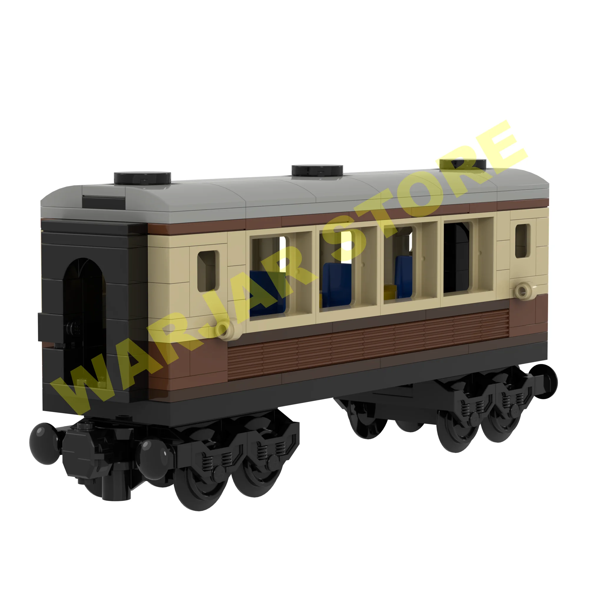 Double Cylinder Railroad Train Building Blocks MOC City Creative Idea Train Base Carriage Bulk Parts Kids DIY Toys