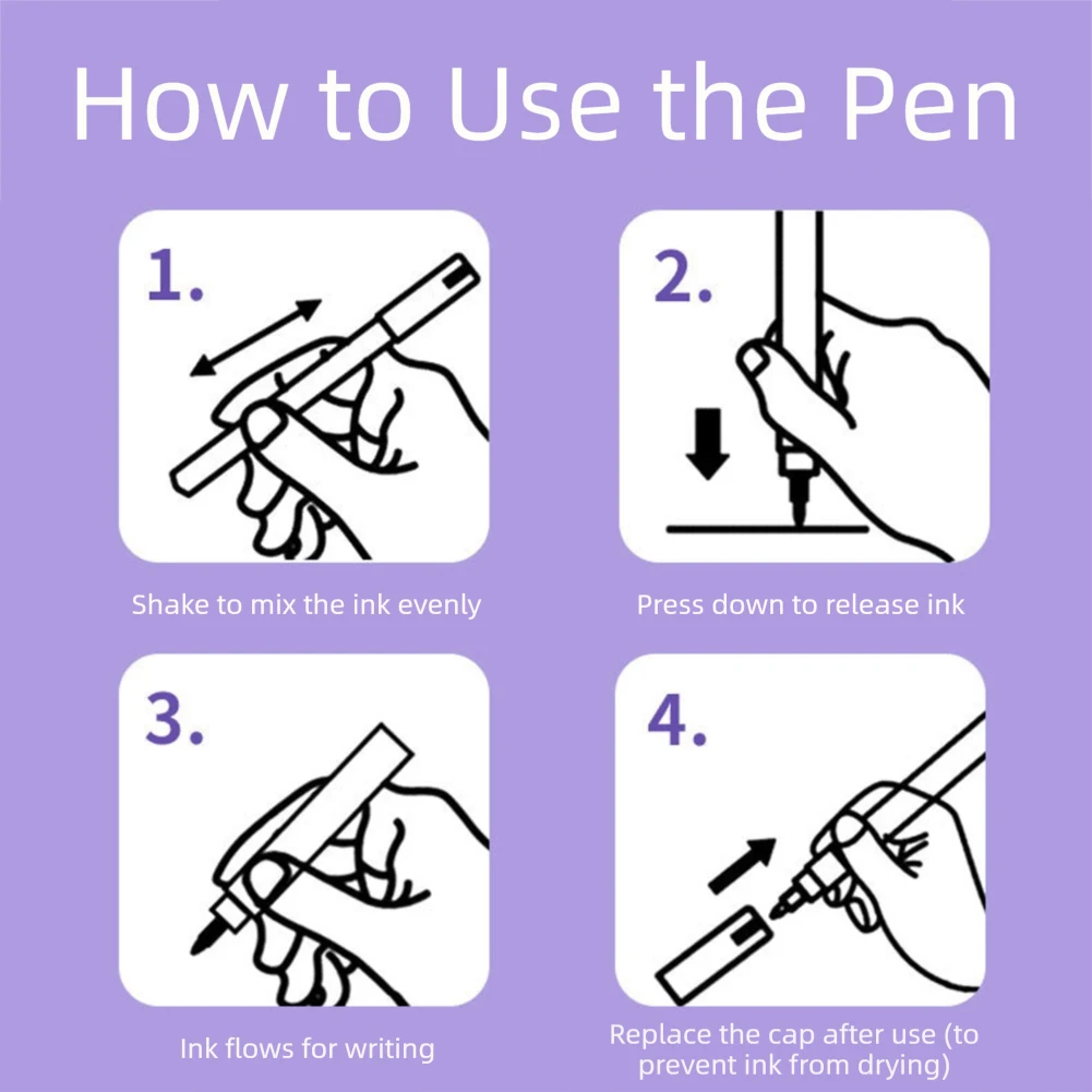 12/18/24/36/48 لون الاكريليك الطلاء Markersr سريعة الجافة مقاوم للماء قلم تحديد دائم DIY بها بنفسك الفن الخشب الصخور النسيج الزجاج السيراميك