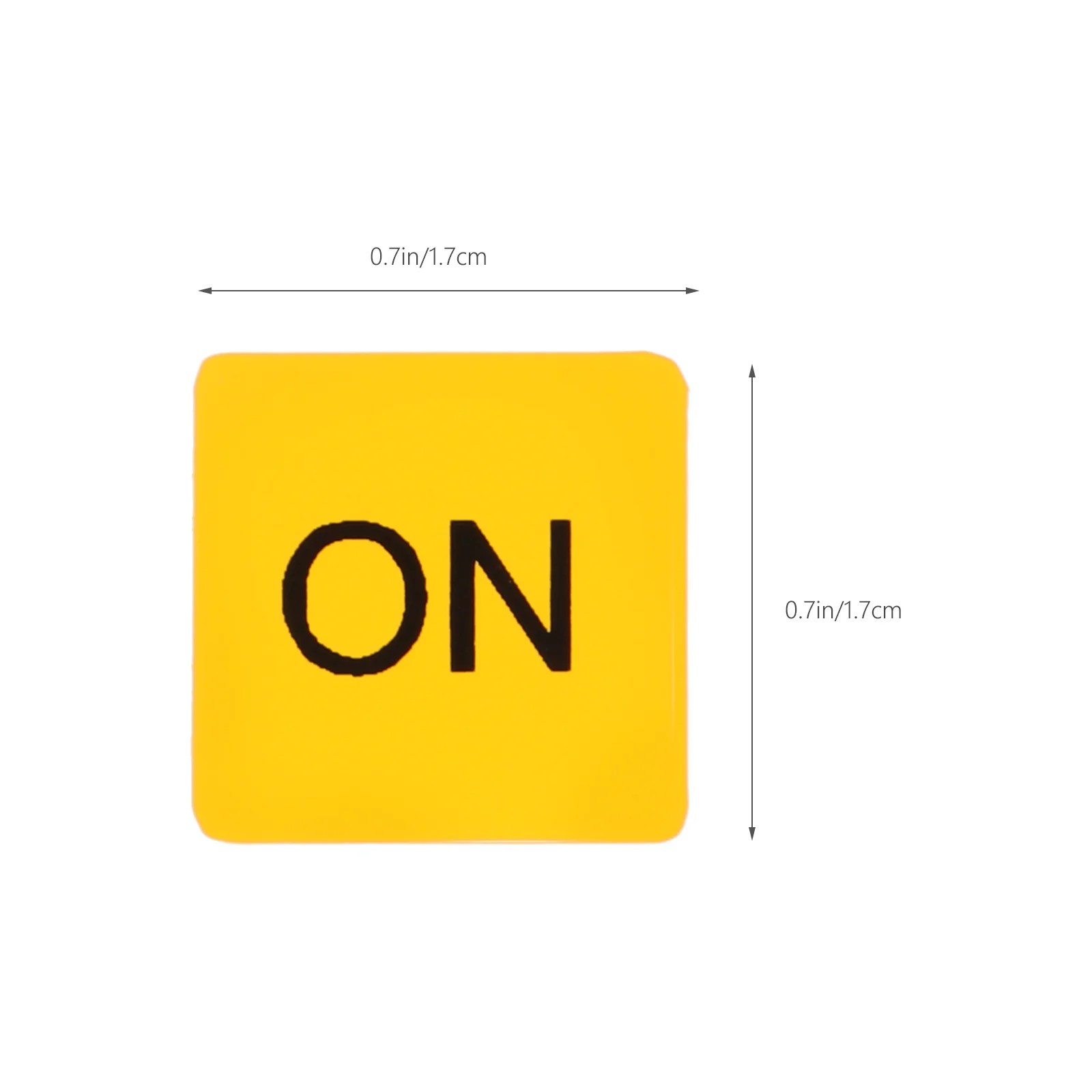 20 قطعة ملصق تشغيل/إيقاف ملصقات PVC لجهاز التبديل ضوء ملصق مائي المنزل مكتب مصنع الحمام المطبخ لاصق مائي