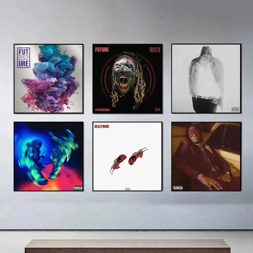 Singer F-Future Music Album Poster Personalized Aesthetic Wall Decor Modern Bedroom Room Decoration