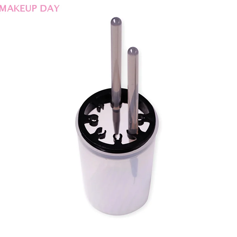 Beauty Plastic Nail Art Tools Acrylic Powder Bowl Nail Crystal Cup Powder Liquid Dish Brush Washing Cup