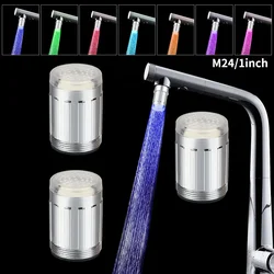 LED Faucet Aerator Tap Nozzle Shower Color Light Changing Sensitive Saving Kitchen Bathroom Sensor Change Accesorios