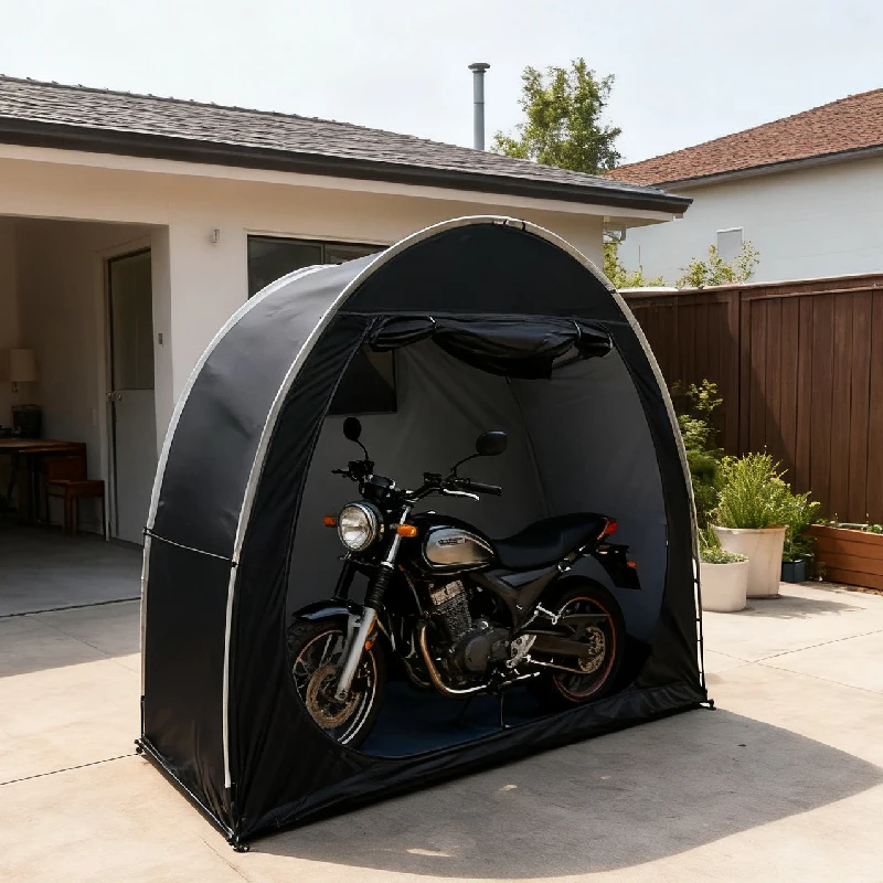 

Thickened Oxford Cloth Portable Bike Shelter Private Travel Tent for Outdoor Hiking Cycling Camping And Travel