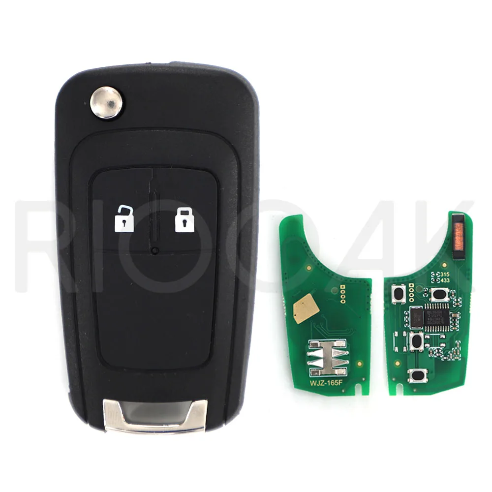 2/3 BTN 433MHz ID46 Chip Remote Key Dla Chevrolet Cruze Spark Malibu Sail Aveo PCF7941E B01T3BA