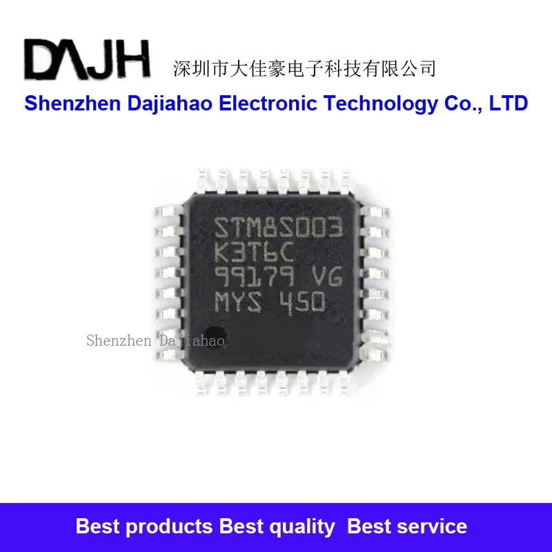 5pcs/lot STM8S003K3T6C STM8S003K3T6  IC MCU 8BIT 8KB FLASH 32LQFP ic chips