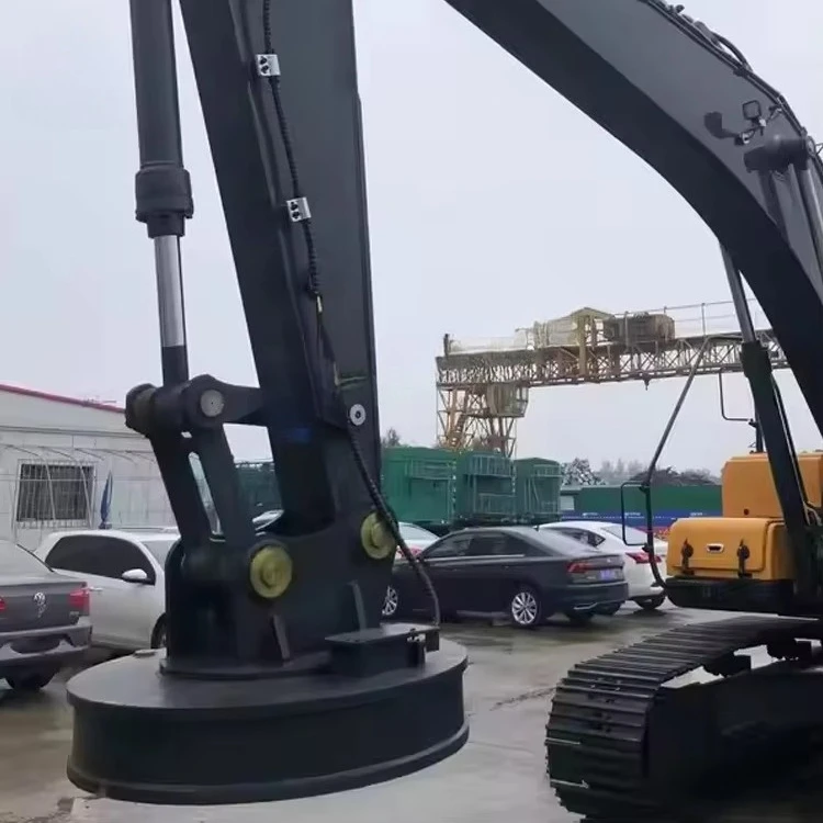 5-15T Excavator Hydraulic Magnet Attachment Heavy Duty Lifting Electromagnet for Steel Mill Plant Use