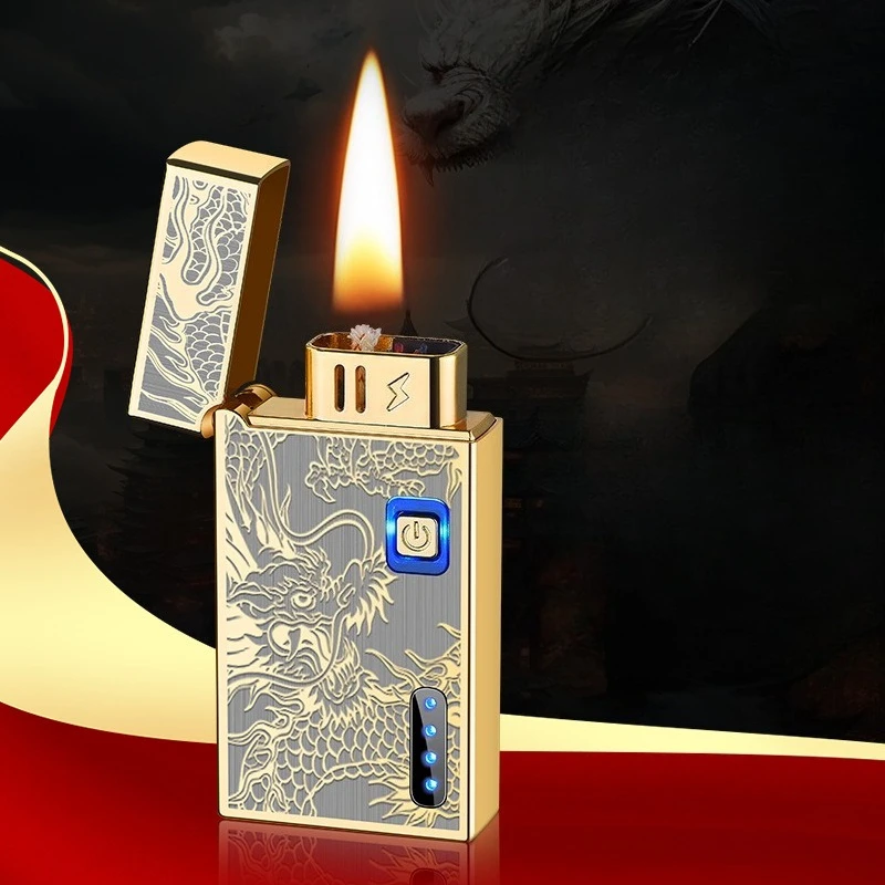 2026 New Voice-controlled Kerosine Lighter, Dual-use Gas and Electricity, Multiple Ignition Modes, Smart Technology Gift for Men