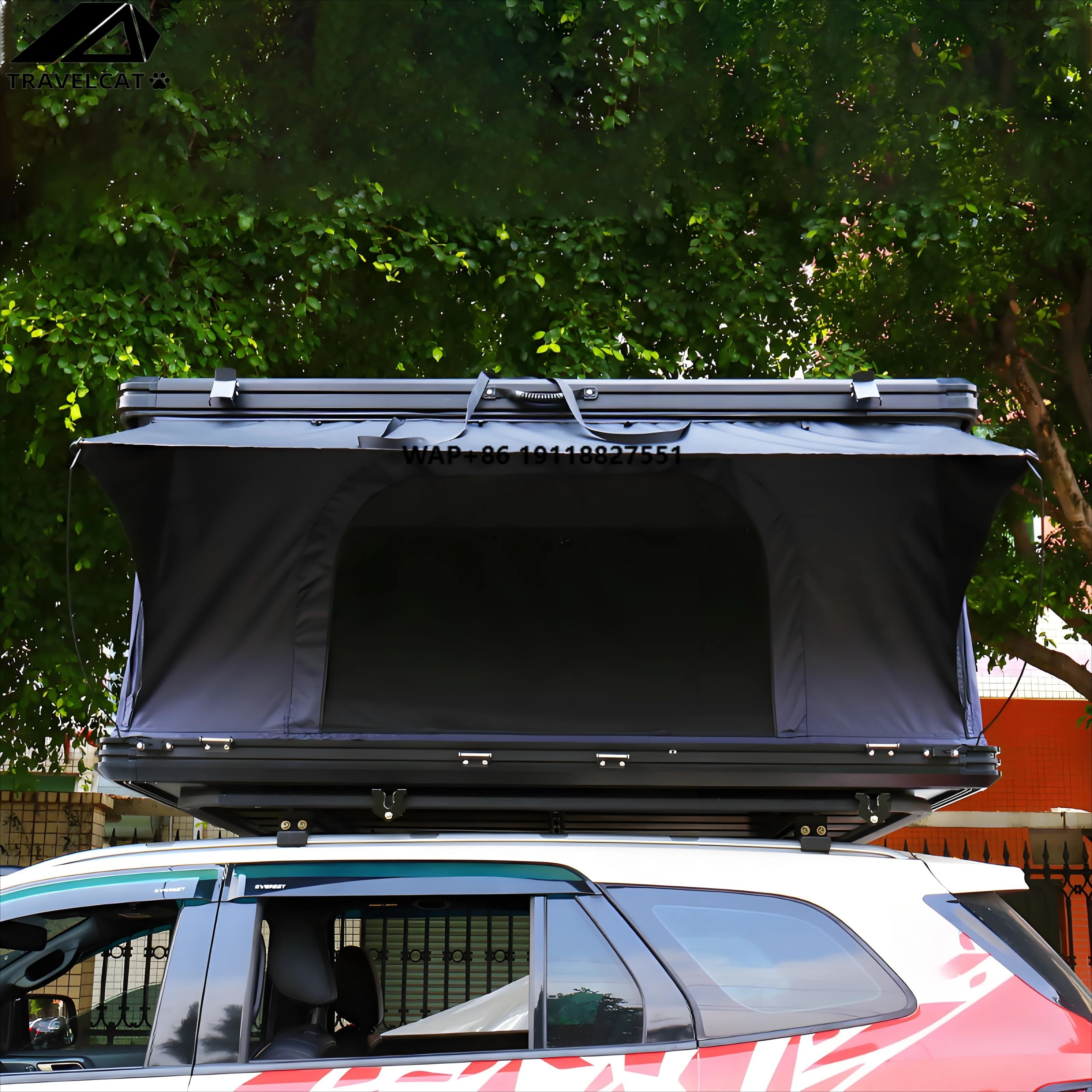 

OEM Car 4x4 4WD F150 Large 4 Person XL Hardtop Rooftop Tent With Skylight Hard Shell Roof Top Tent