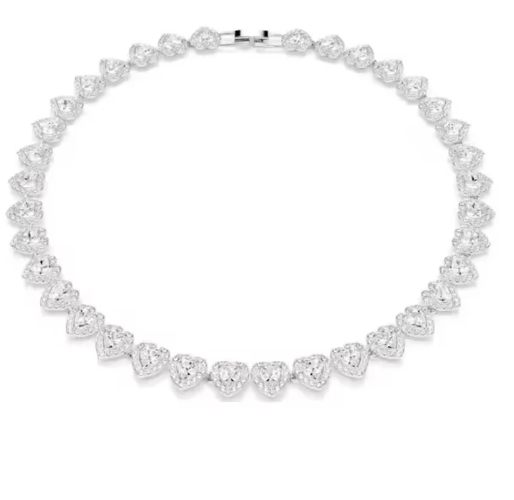 مجموعة مجوهرات فاخرة جديدة على شكل حب لعام 2025، قلادة قلادة، سوار أرنيل، ملابس يومية، أساسية للحفلات - هدية عيد ميلاد #5