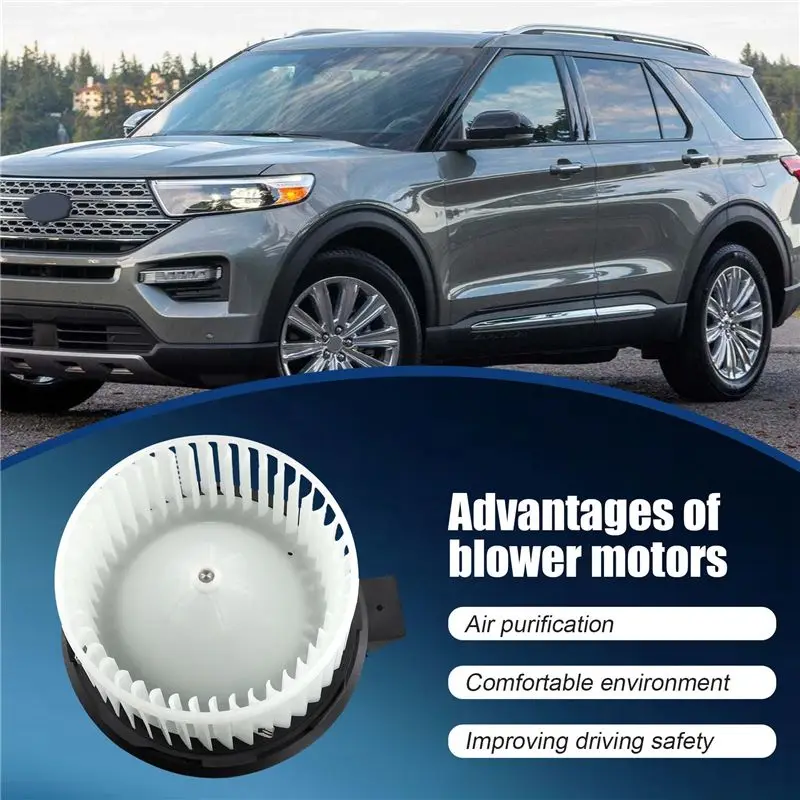 AA77 سيارة التيار المتناوب سخان منفاخ المحرك مروحة قفص DG1Z-19805-D لفورد اكسبلورر فليكس الشرطة لينكولن MKS MKT 2012-2019 DG1Z19805A